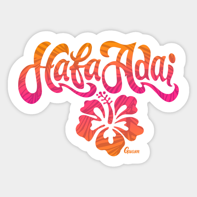 Paper Paper & Party Supplies Guam Seal Hafa Adai Guam Car Decal Custom